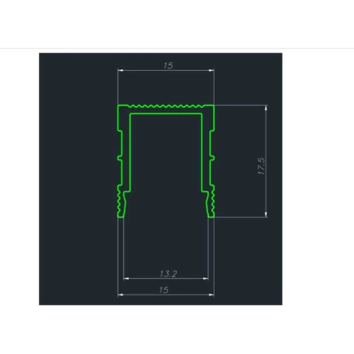 Декоративный стеновой профиль Pro Design 536 Черный — изображение 2