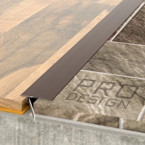 Порог алюминиевый Pro Design Doorstep 571 Коньяк анодированный