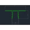 Декоративный стеновой профиль Pro Design 534 Белый