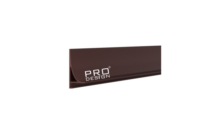 Плинтус Pro Design Corner L 584 Анодированный коньяк