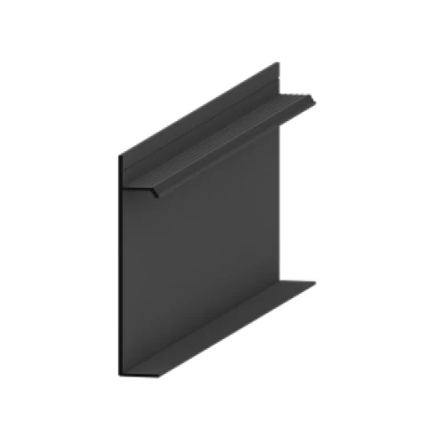 Плинтус скрытого монтажа Pro Design Universal 235 (Черный Анодированный)