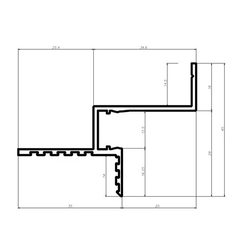 Парящий потолочный профиль Pro Design Gipps 602 Белый — изображение 2