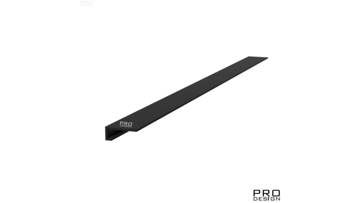 Щелевой плинтус Pro Design MINI 7067 RAL 9005 Черный