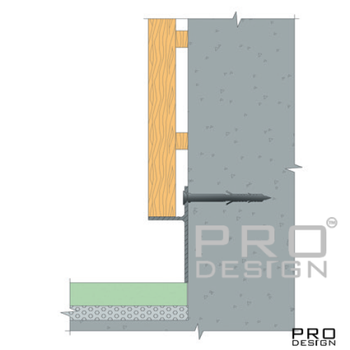 Теневой плинтус скрытого монтажа Pro Design Panel 7209 Анодированный