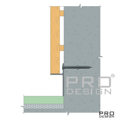 Теневой плинтус скрытого монтажа Pro Design Panel 7208 Черный Муар — изображение 5