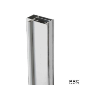 Алюминиевый короб для скрытых дверей NEVIDIMKA 2 (для гипсокартоновых стен, открыванием на себя)