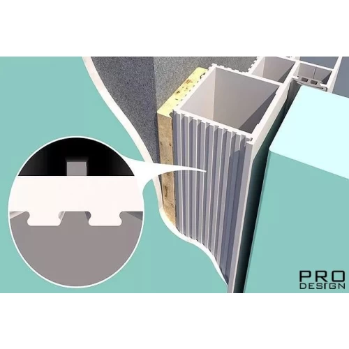 Комплект скрытой двери PRO DESIGN WOOD шпон дуба
