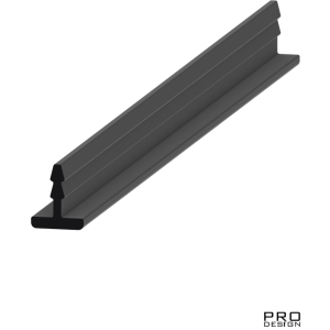 Алюминиевый молдинг PRO DESIGN для дверных полотен 6 мм м.п.