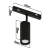 S23 Светильник SPOT MAGNETIC 48V 15W 24° CRI90 OSRAM 4000K | Черный корпус D45х100mm